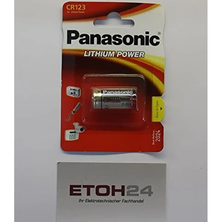 INDEXA CR123A Lithium-Batterie 3,0V CR-123A 36898 (36898)
