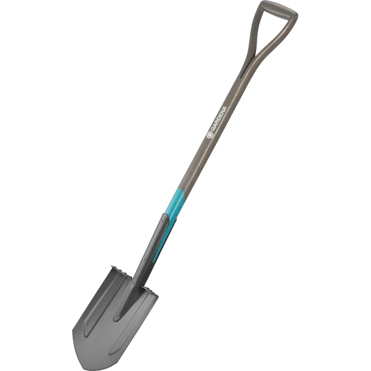 GARDENA NatureLine Spitz-Spaten: Gartenspaten mit Beschichtung zum Umgraben und Ausheben, Stiel aus FSC-zertifiziertem Eschenholz, D-Griff (17001-20) – Bild 2