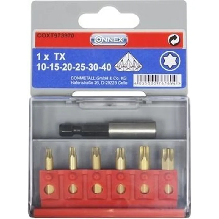 Connex COXT973970 Bit-Satz Torx Diamant 7-teilig
