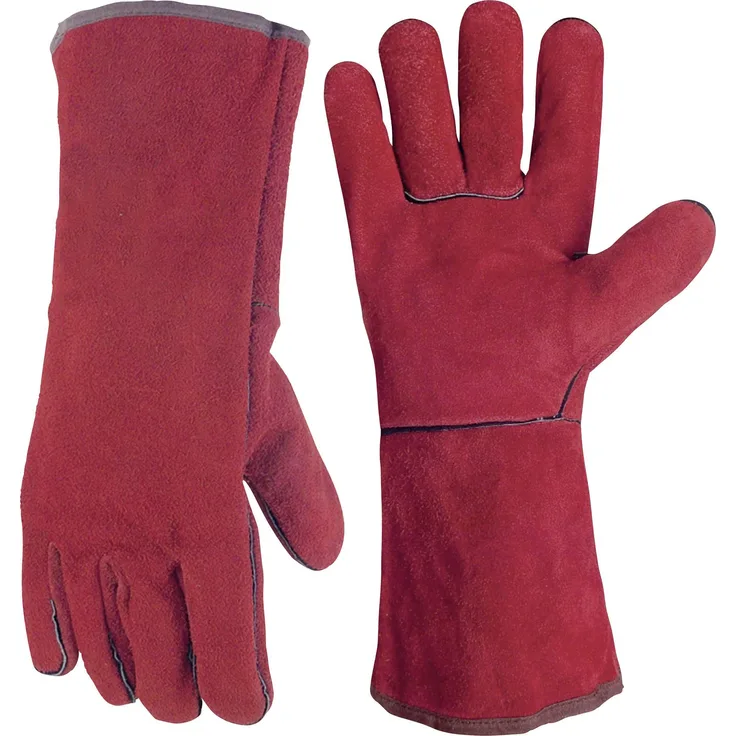 Toparc 045101 Rindspaltleder Schweißerhandschuh Größe (Handschuhe): 10 EN 388-2003 , EN 407-04 1 Paar