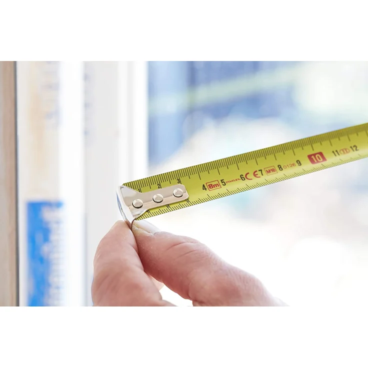 Stanley 1-30-687 Bandmass Tylon, 3 m, Tylon-Polymer Schutzschicht, verschiebbarer Endhaken, Kunststoffgehäuse – Bild 3