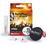 Alpine PartyPlug Pro Gehörschutz Ohrstöpsel mit linearer Dämpfung für Party, Musik, festival, Disco und Konzerte €“ Naturgetreue Dämpfung Hypoallergen mit em Reiniger €“ Wiederverwendbar