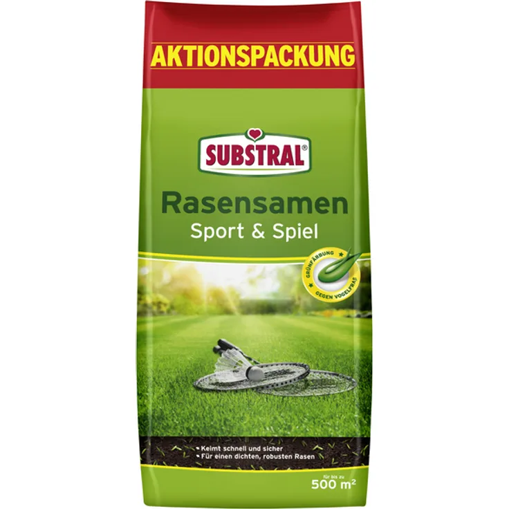 Hagebau Rasensamen Sport + 10 kg für 500 qm