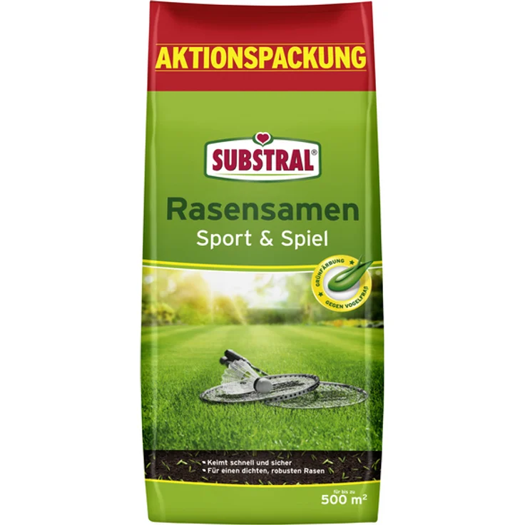 Hagebau Rasensamen Sport + 10 kg für 500 qm – Bild 1