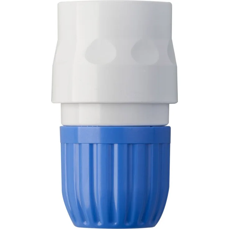 TAKAGI Schlauchstück 13 mm Gartenbewässerungszubehör, Blau-weiß, 1-2 Zoll Bewässerungszubehör