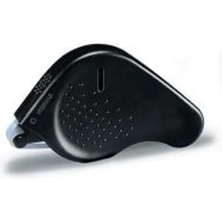 HERMA 1060 Kleberoller, ablösbar (15 m x 9 mm, nachfüllbar) selbstklebender Klebespender mit doppelseitigen Klebepunkten für Fotos, Basteln, Schule und Büro, schwarz