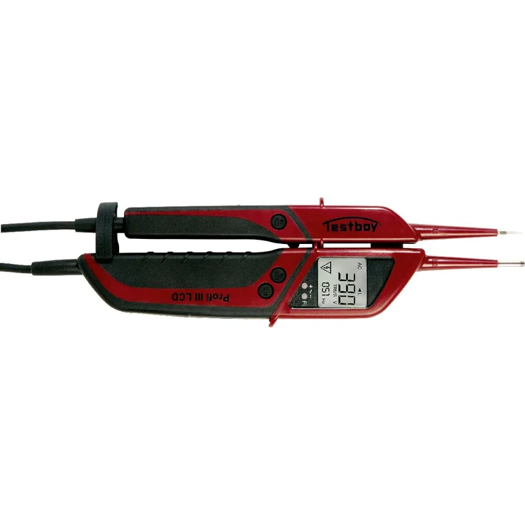 Testboy Profi III Zweipoliger Spannungsprüfer mit LCD-Anzeige, 2220029 – Bild 1
