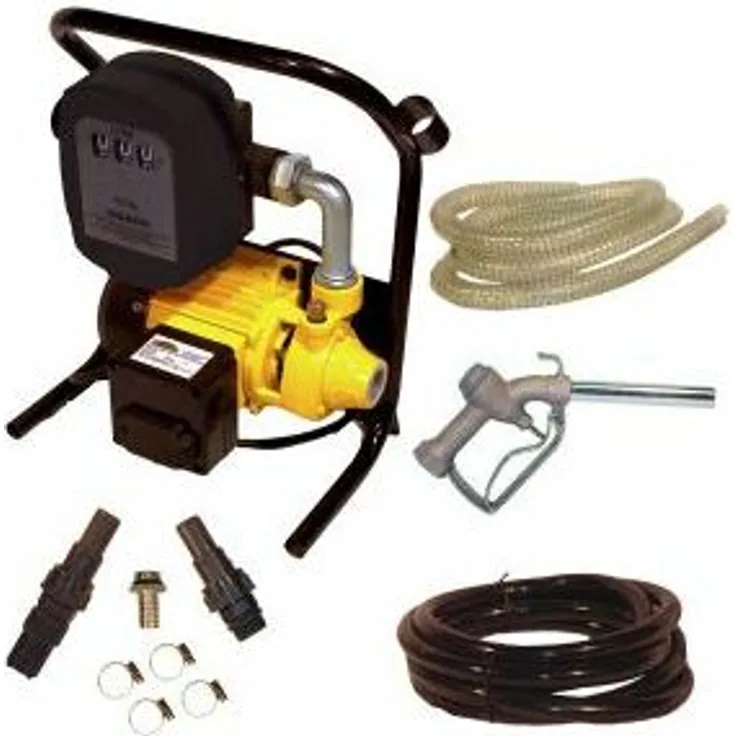 Mauk Heizöl Pumpe Dieselpumpe Set mit Zubehör und Aluzapf 600 W 2400 l-h