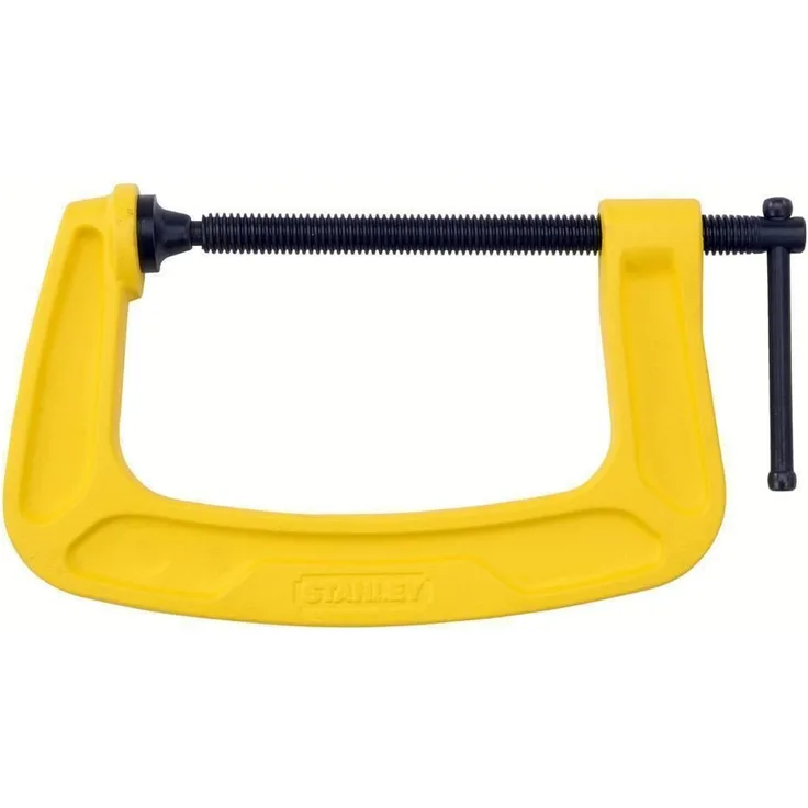 Stanley MaxSteel C-Zwinge (100 mm Spannweite, 75 mm Ausladung, 680 kg Spannkraft, korrissionsbeständig) 0-83-034