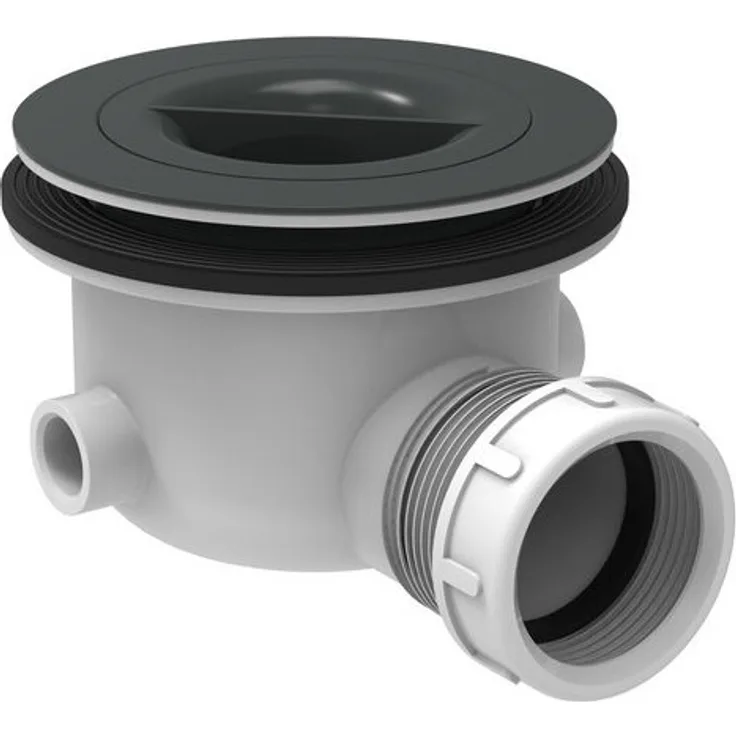 Ideal Standard Ablaufgarnitur ULTRA FLAT S ohne Deckel, sichtbare Teile in grau 90 mm