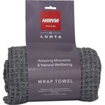 Harvia by Lutha Wickelhandtuch Saunakilt Kilt Saunahandtuch ca. 70 x 150 cm anthrazit