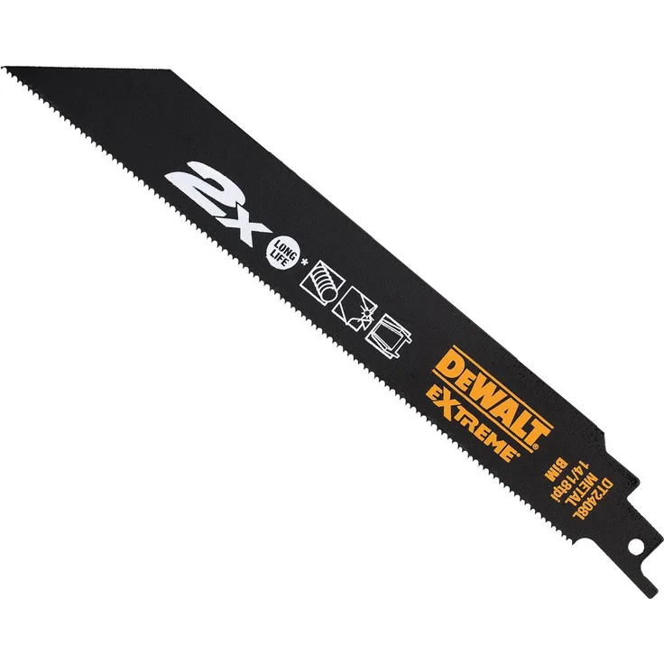 Dewalt DT2408L-QZ EXTREME Bimetall Säbelsägeblatt 203 (5 Stk.)