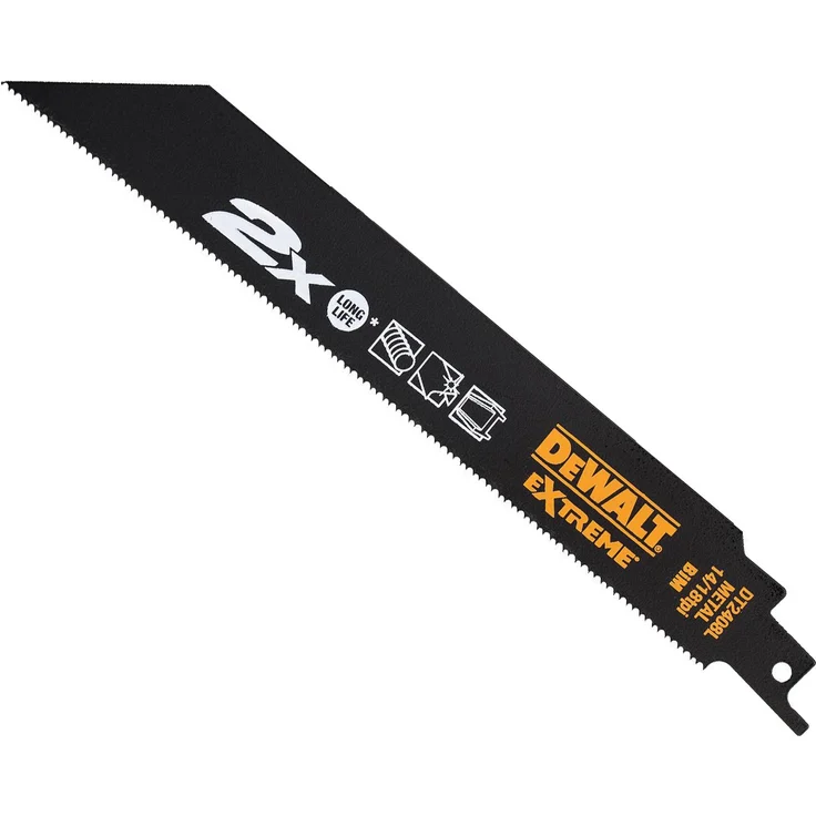 Dewalt DT2408L-QZ EXTREME Bimetall Säbelsägeblatt 203 (5 Stk.)