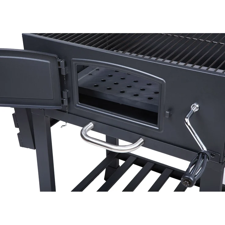 TAINO HERO XL Smoker Holzkohlegrill Kohlegrill Grillwagen 57 x 42 cm Grillfläche – Bild 4