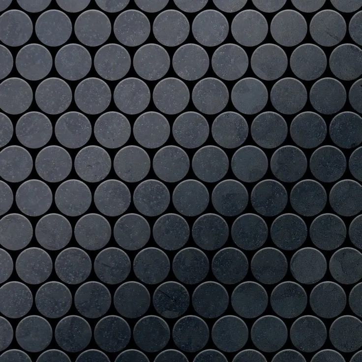 Mosaik Fliese massiv Metall Rohstahl gewalzt in grau 1,6mm stark ALLOY Dollar-RS 0,88 m2