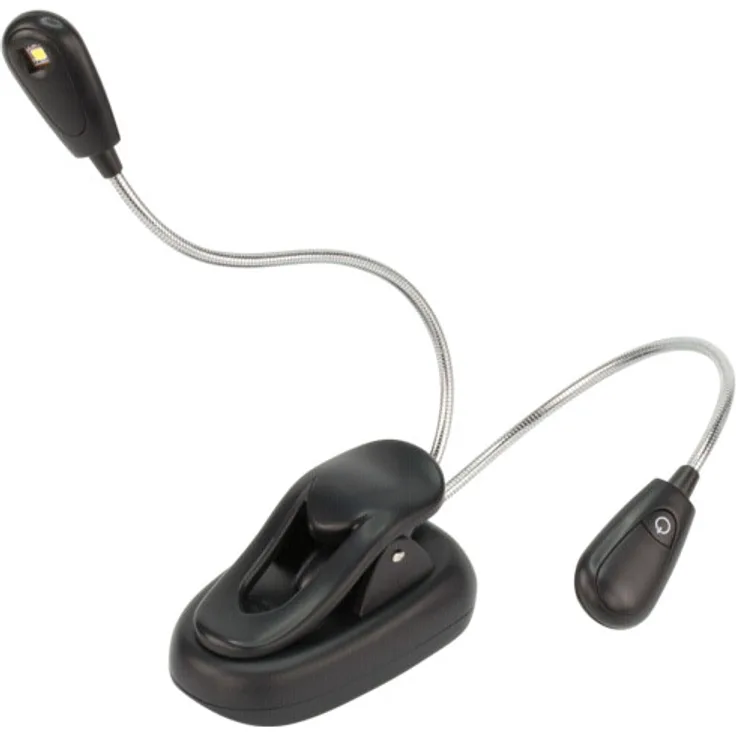 Ansmann Taschenlampe Leselampe Twinflex schwarz