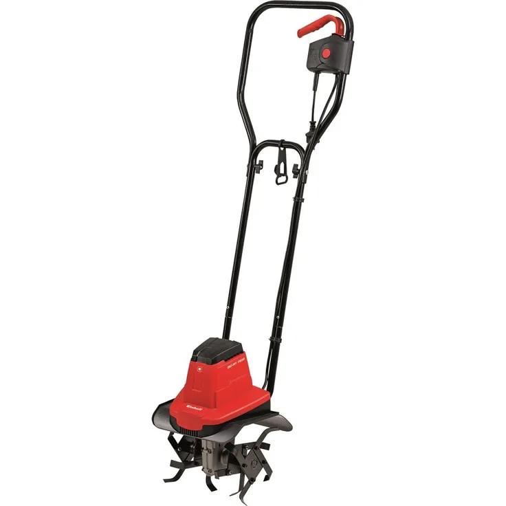 Einhell Elektro-Bodenhacke GC-RT 7530 (750 W, 30 cm Arbeitsbreite, 200 mm Arbeitstiefe, 4 robuste Hackmesser, klappbarer Führungsholm, Kabelzugentlastung)