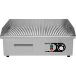 YATO Profi Elektrische Grillplatte 55cm gerillt 3KW YG-04587