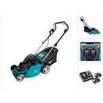 Makita DLM 380 Z Akku Rasenmäher 36V ( 2x18V ) 38cm + 2x Akku 5Ah + Ladegerät