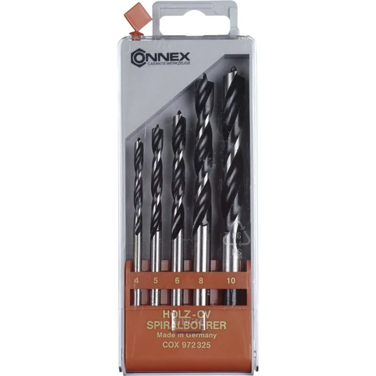 Connex Holz-Spiralbohrer-Set , 5-teilig