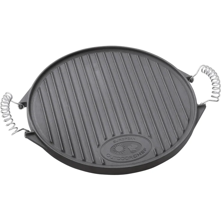 Outdoorchef Grillwendeplatte, Gusseisen, für Kugelgrill, Ø 33 cm