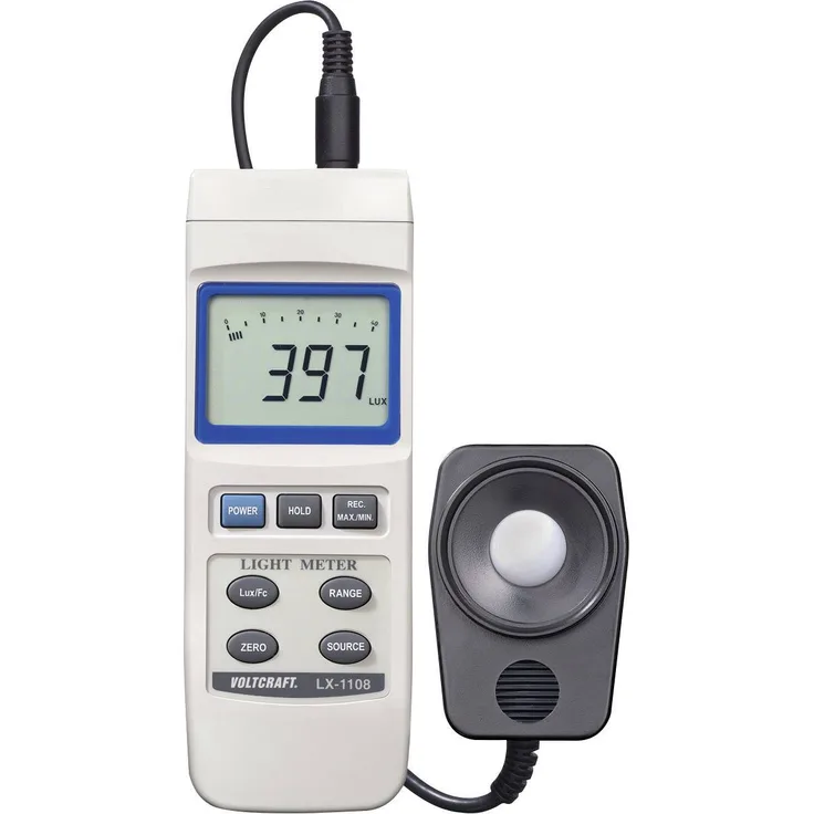 VOLTCRAFT LX-1108 Luxmeter 0 - 400000 lx