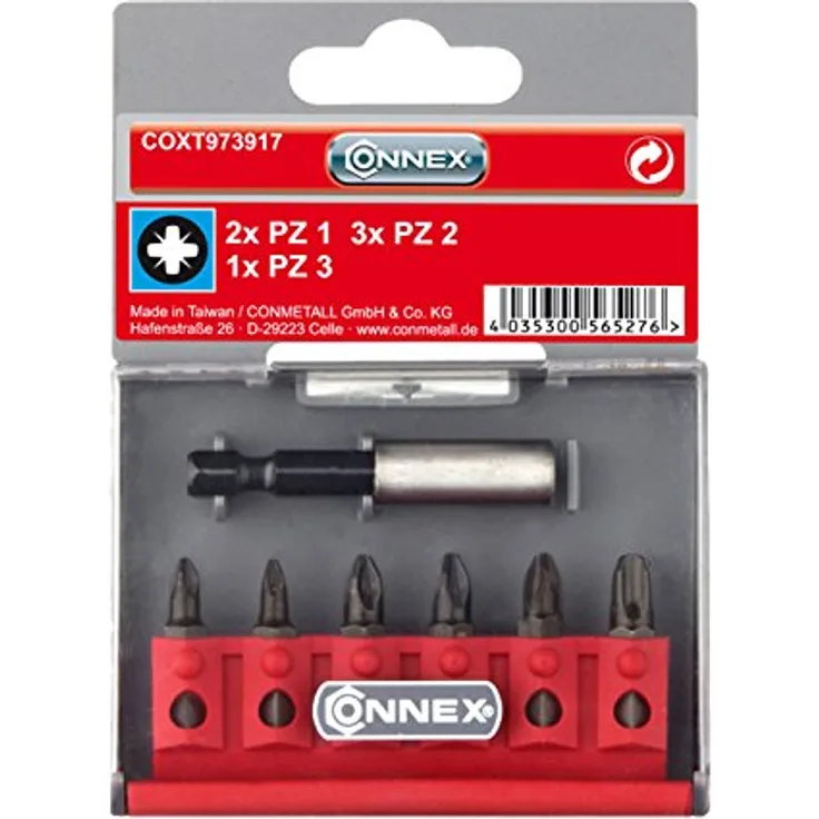 Connex COXT973917 Bit-Satz PZ, Magnethalter, 7-teilig