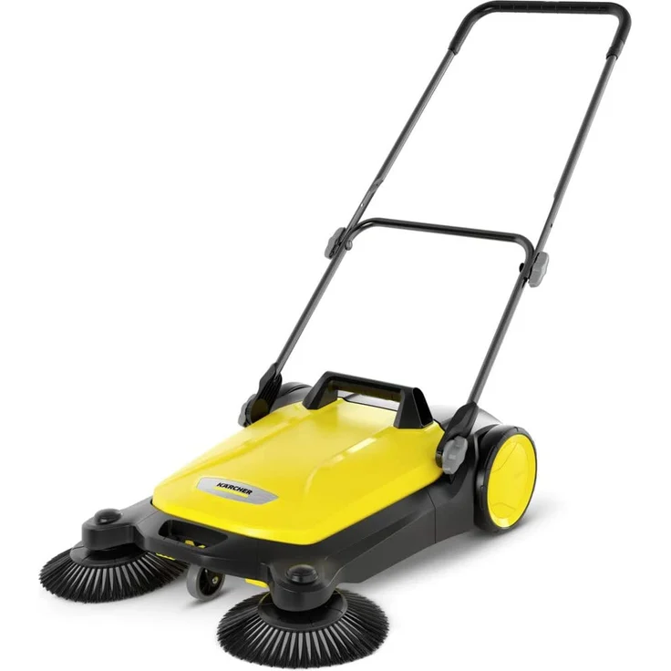 Kärcher 1.766-360.0 S 4 Twin Max. Flächenleistung 2400m²-h, 1 Paar Seitenbesen, Kehrbehälter 20 l, Arbeitsbreite 680 mm, platzsparende Verstauung, höhenverstellbarer Schubbügel – Bild 1