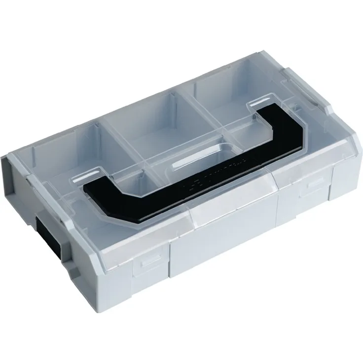 L-BOXX Mini 6000010101 6000010101 L-BOXX Mini Deckel transparent lichtgrau-schwarz, Grau