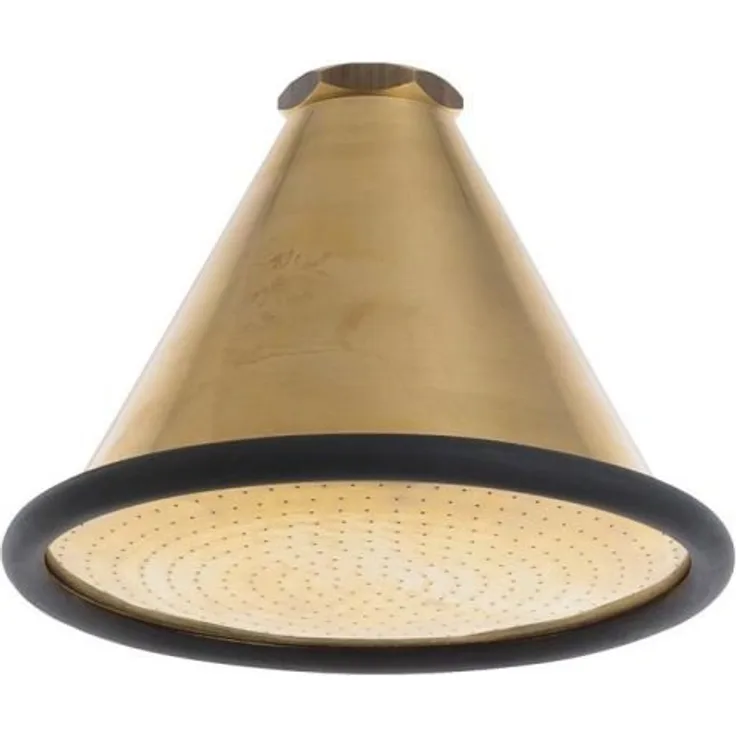 Geka 6050SB Super-Brause IG G 3/4 Zoll 150mm konisch Gummiring, Gold / Schwarz, 18 x 8 x 13 cm