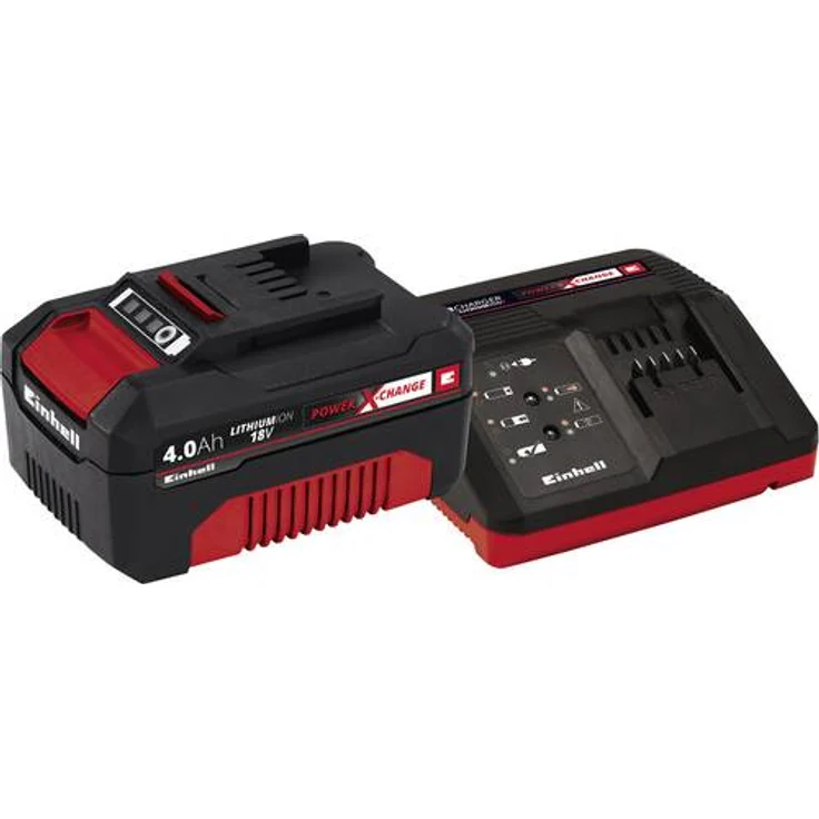 Einhell Power X-Change PXC Li-Ion Werkzeugakku 18 V / 4,0 Ah + Ladegerät, Starter-Set – Bild 1