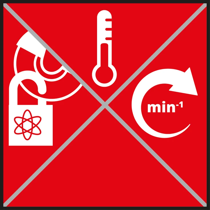 Einhell Akku-Winkelschleifer TE-AG 18/150 Li BL Power X-Change PXC, ohne Akku und ohne Ladegerät - 4431144 150 mm Akku – Bild 4