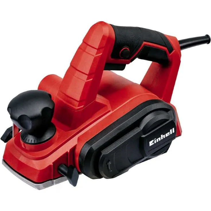 Einhell Elektrohobel TC-PL 750 (750 W, bis 2mm Spantiefe, große Messerwelle, automatischer Parkschuh, inkl. Parallel--Falztiefenanschlag, Wendemesser)