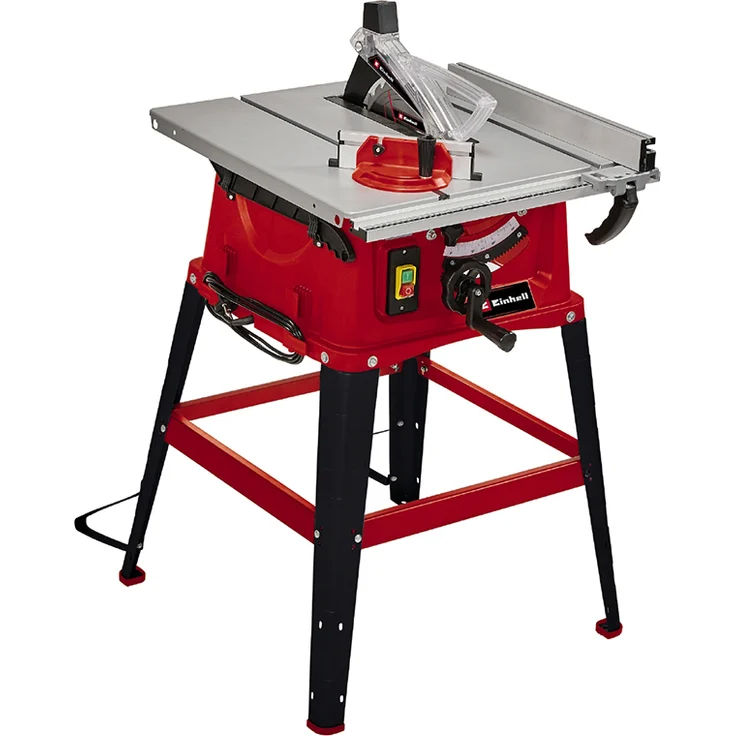 Einhell Tischkreissäge TC-TS 254 eco (max. 2050 W, D254 x D30 mm Sägeblatt, Parallelanschlag, Winkelanschlag für Gehrungsschnitte 45°, Gehäuse und Sägeblattschutz mit Späneabsauganschluss) – Bild 1