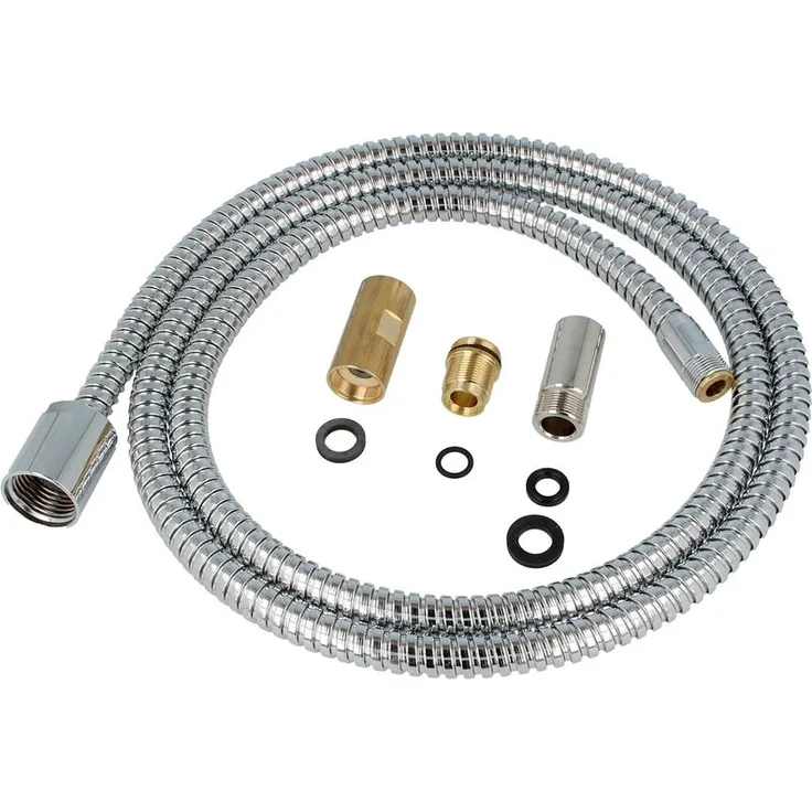 Hansa Metallschlauch 1500 mm x G1/2'' x M15 x 1