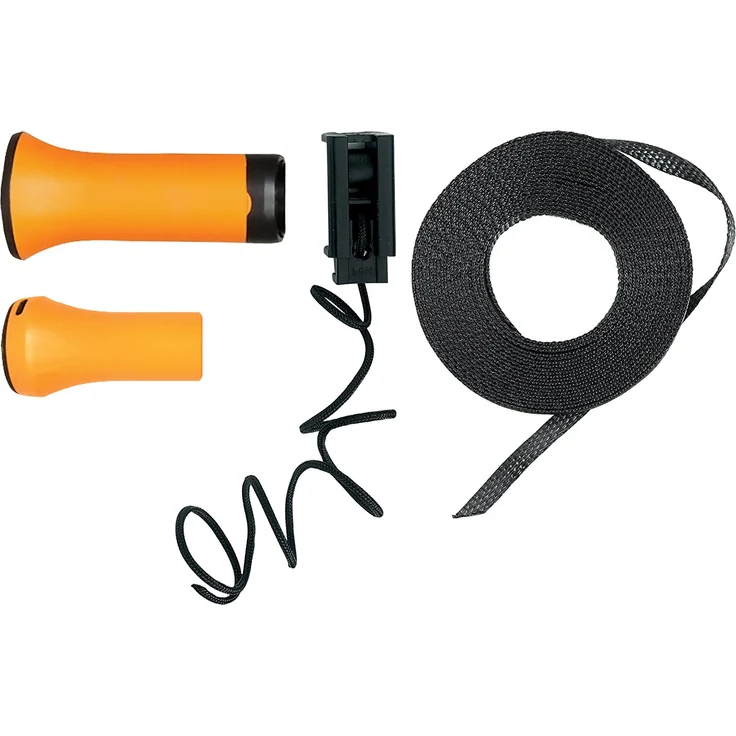 Original Ersatz-Griff und Seil für Fiskars Bypass Teleskop-Schneidgiraffe UPX86, Schwarz-Orange, 1026296 – Bild 1