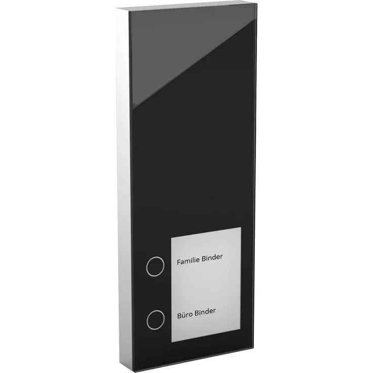 DoorLine Slim Dect Funk Schwarz Türsprechanlage, Klingel, Funkklingel, Türöffner anschließbar, Haustelefon und Handy als Gegensprechanlage, Aufputz auf Standard Unterputzdose. – Bild 1