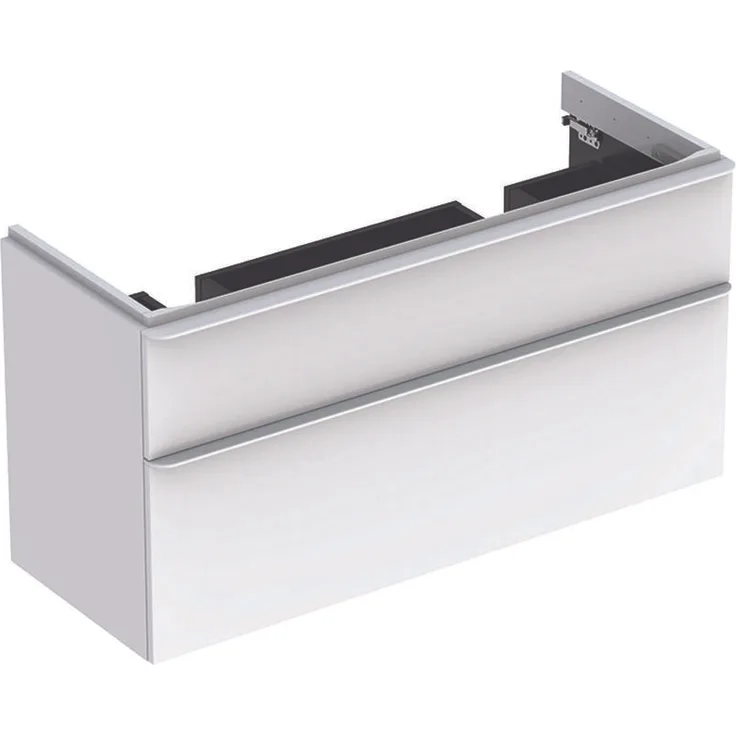 Geberit GE Smyle Square Unterschrank für DWT m 2 Schubladen, 118, 4x61, 7x47cm, weiß