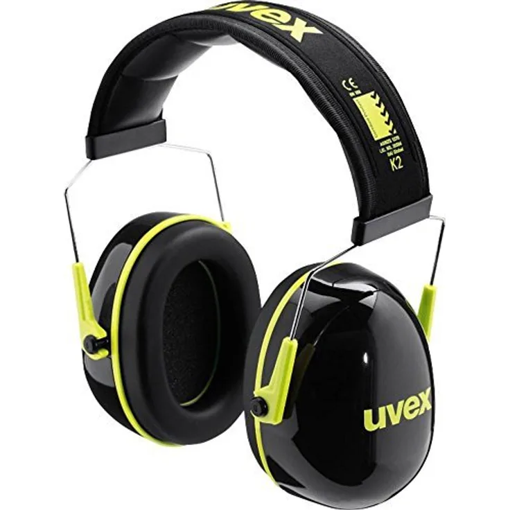 Kapselgehörschutz Uvex K2 Schwarz-Gelb