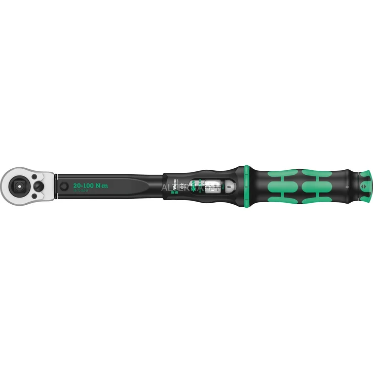 Wera Drehmomentschlüssel Click-Torque C 2 Push R-L, schwarz-grün, Abtrieb 1-2''