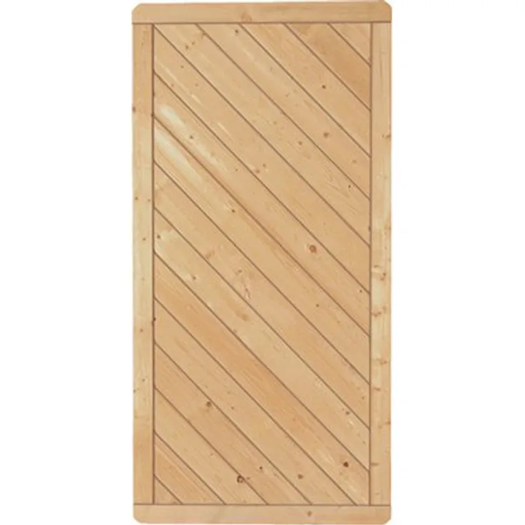 T & J Sichtschutzzaun Classic-Serie Diagonal 90 x 180 cm