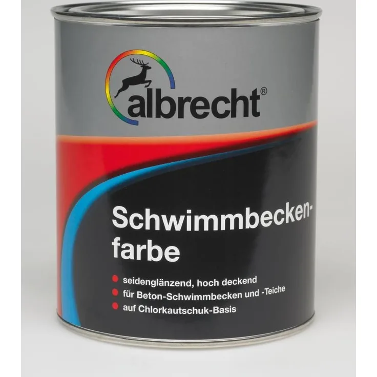 Albrecht Schwimmbeckenfarbe 750 ml, capriblau