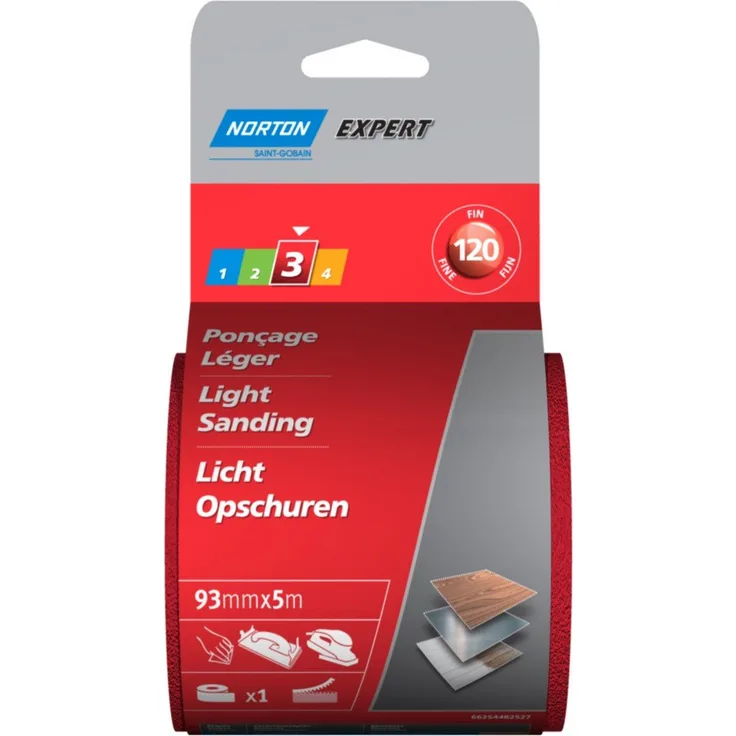 Norton expert Norgrip-Rolle 93 mm x 5 m, P120