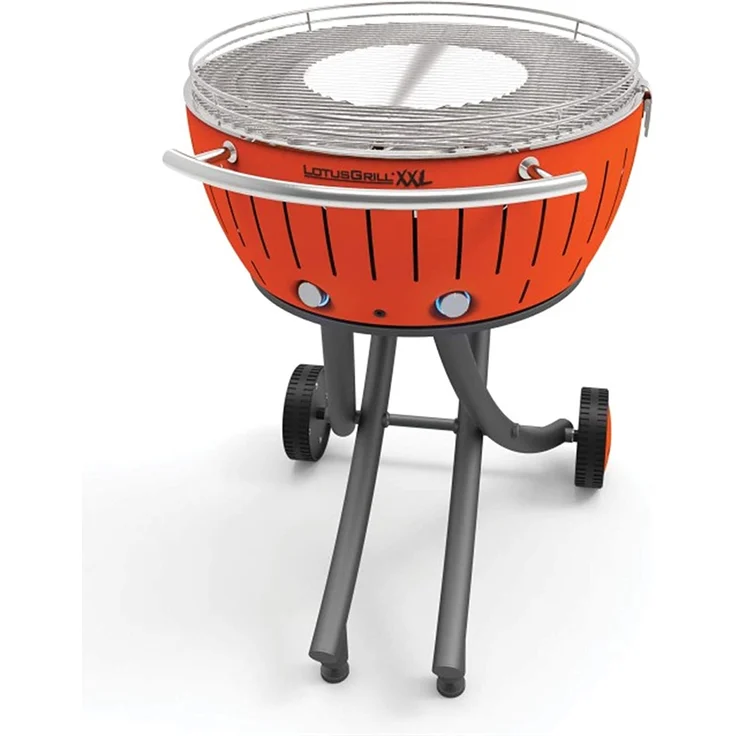 Lotusgrill LOLG-TB-600 Rauchfreier Holzkohlegrill, Orange, 78x78x48 cm – Bild 1