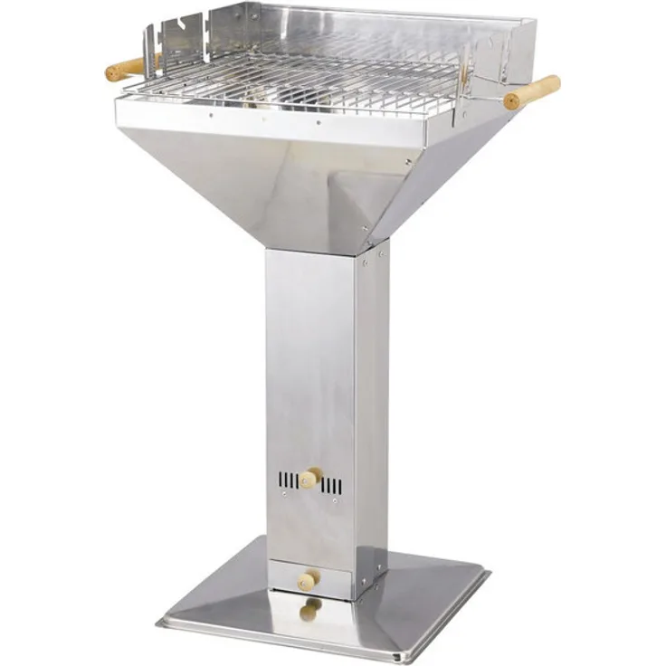 Tepro Holzkohlen Trichtergrill Vista, Silber
