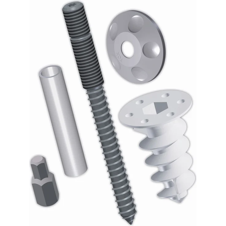 TOX Fallrohrbefestigung Thermo Vario, 4 Stück - 72600351