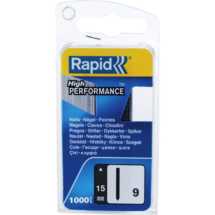 Tackernägel, 15 mm, Nägel Typ 9, 1000 St., in Schachtelverpackung