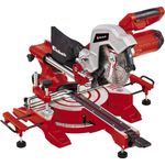 Einhell Zug-Kapp-Gehrungssäge TC-SM 216 (1.600 W, Ø216 x Ø30 mm Sägeblatt, 30.5 cm-21.5 cm Schnittbreite 90°-45°, Schnellverstellung Drehtisch, Neuheit 2020, Spindle-Lock, inkl. Hartmetall-Sägeblatt)