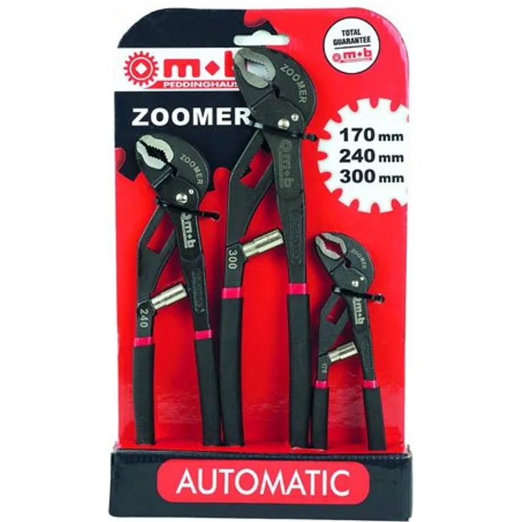 Peddinghaus Handwerkzeuge Wasserpumpenzangen-Set''Zoomer'' 3 teilig, 6483030001