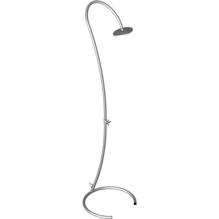 Dusche COBRA Edelstahl poliert - Ideal